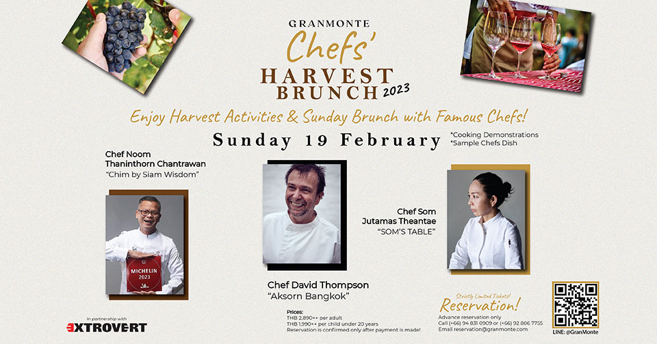 GRANMONTE Sunday Harvest Brunch 2023, 19 February – 12 March